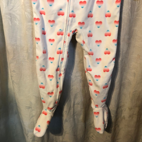 3/$10 kids carters 24m 1 piece fleece pj white new - Picture 3 of 7